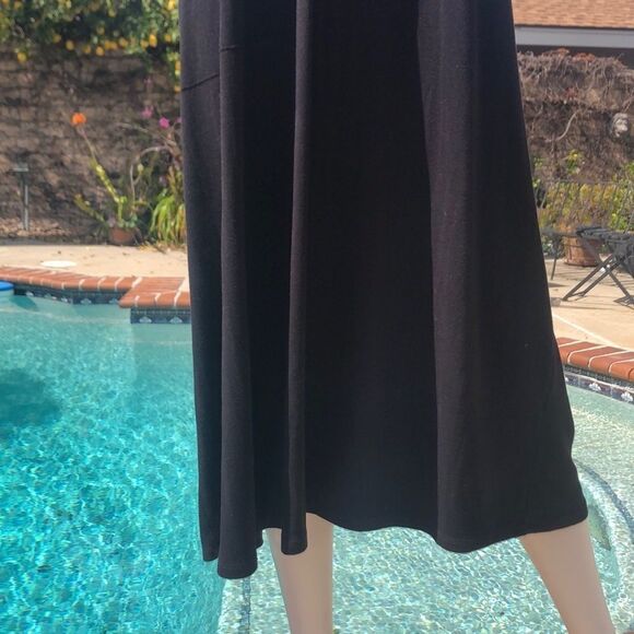 Sejour Black Cross Back Tank Dress Sz 0X - Picture 8 of 8